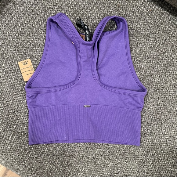 NWT PINK VICTORIA SECRET Purple Sports Bra - Picture 2 of 2